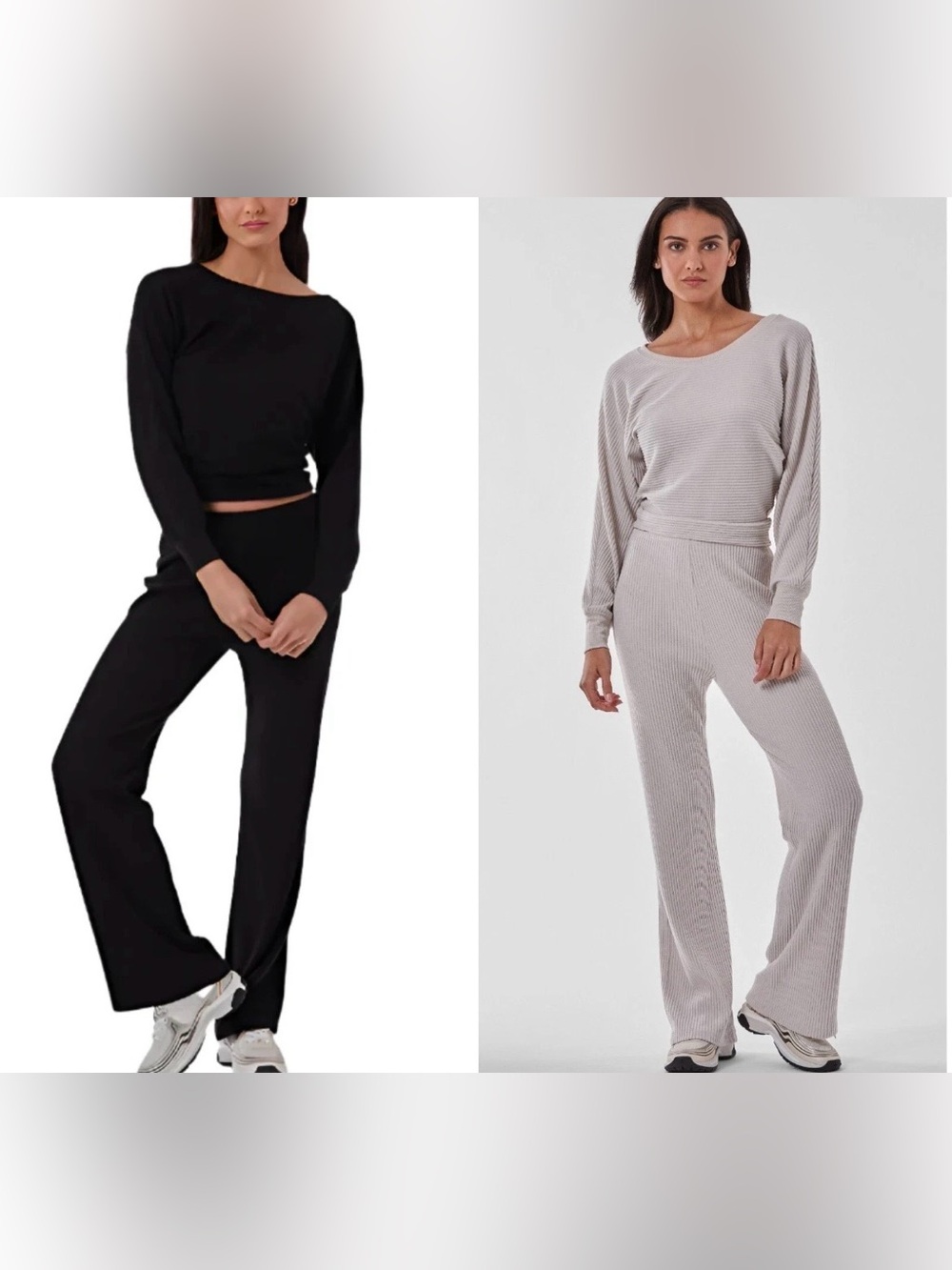 WORN ONCE Noli Serene Rib Top and Pant 2 Piece Set - Black, size S - Picture 6 of 14